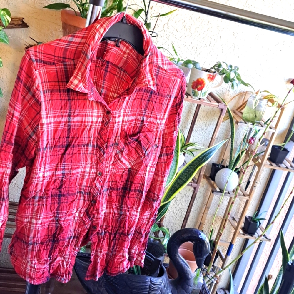 Like New Plaid, Long Sleeve Shirt
